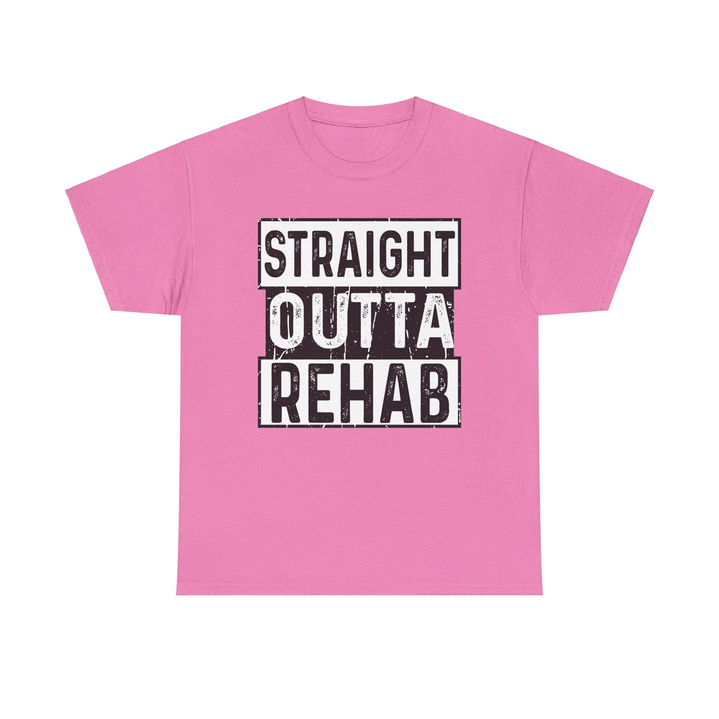 Straight Outta Rehab Tee (for black shirt)