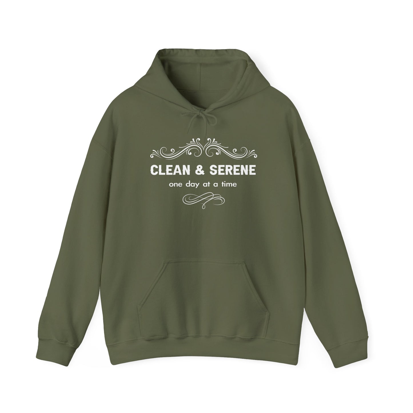 Clean and Serene - Hooded Sweatshirt