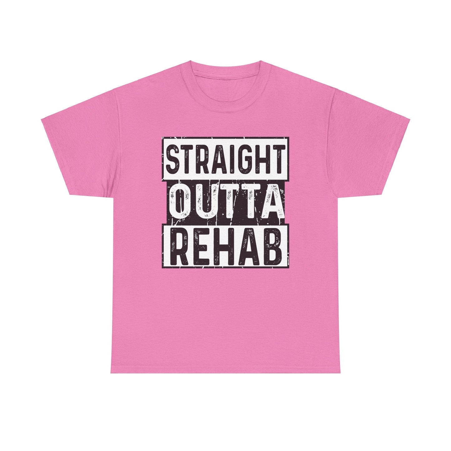 Straight Outta Rehab Tee (for black shirt)