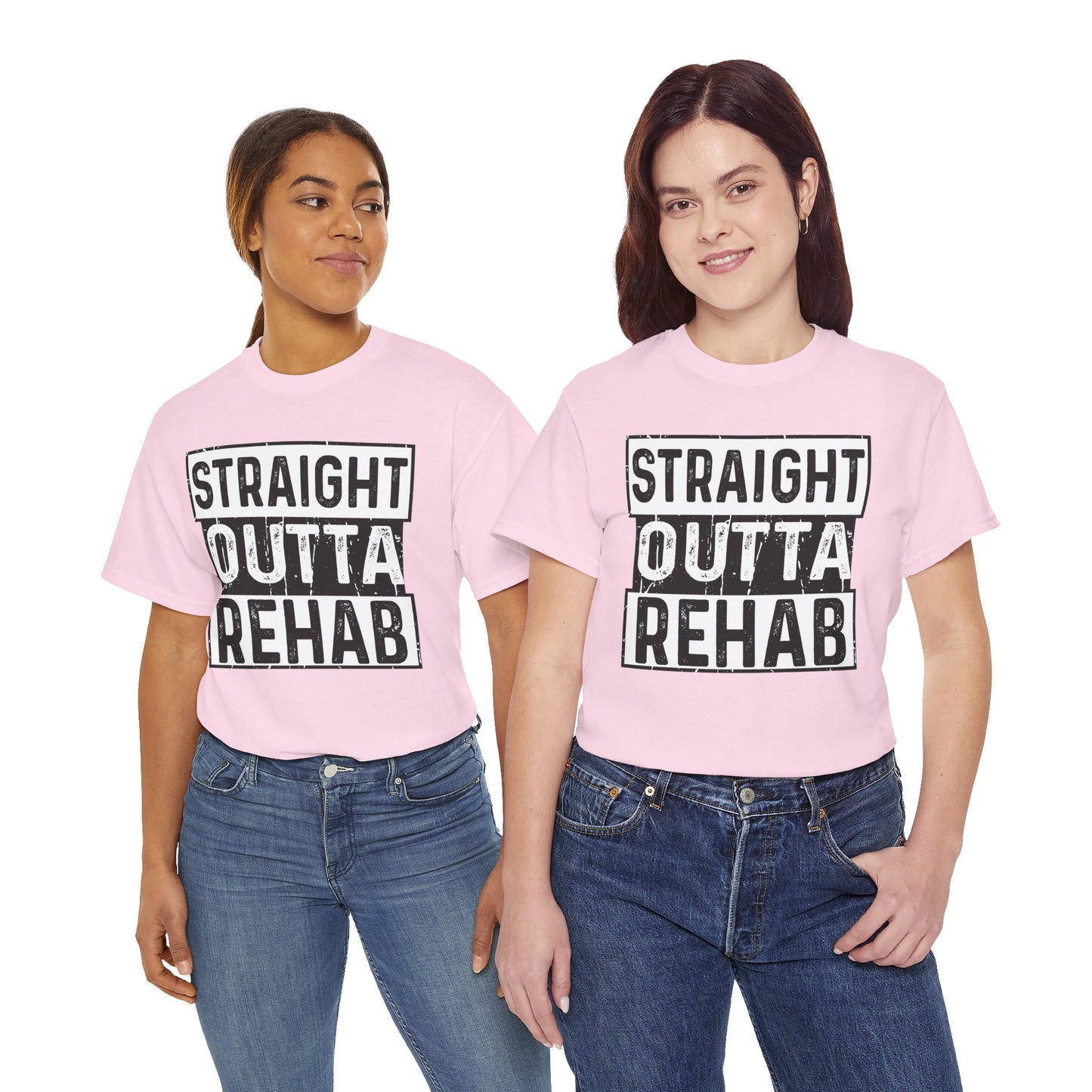 Straight Outta Rehab Tee (for black shirt)