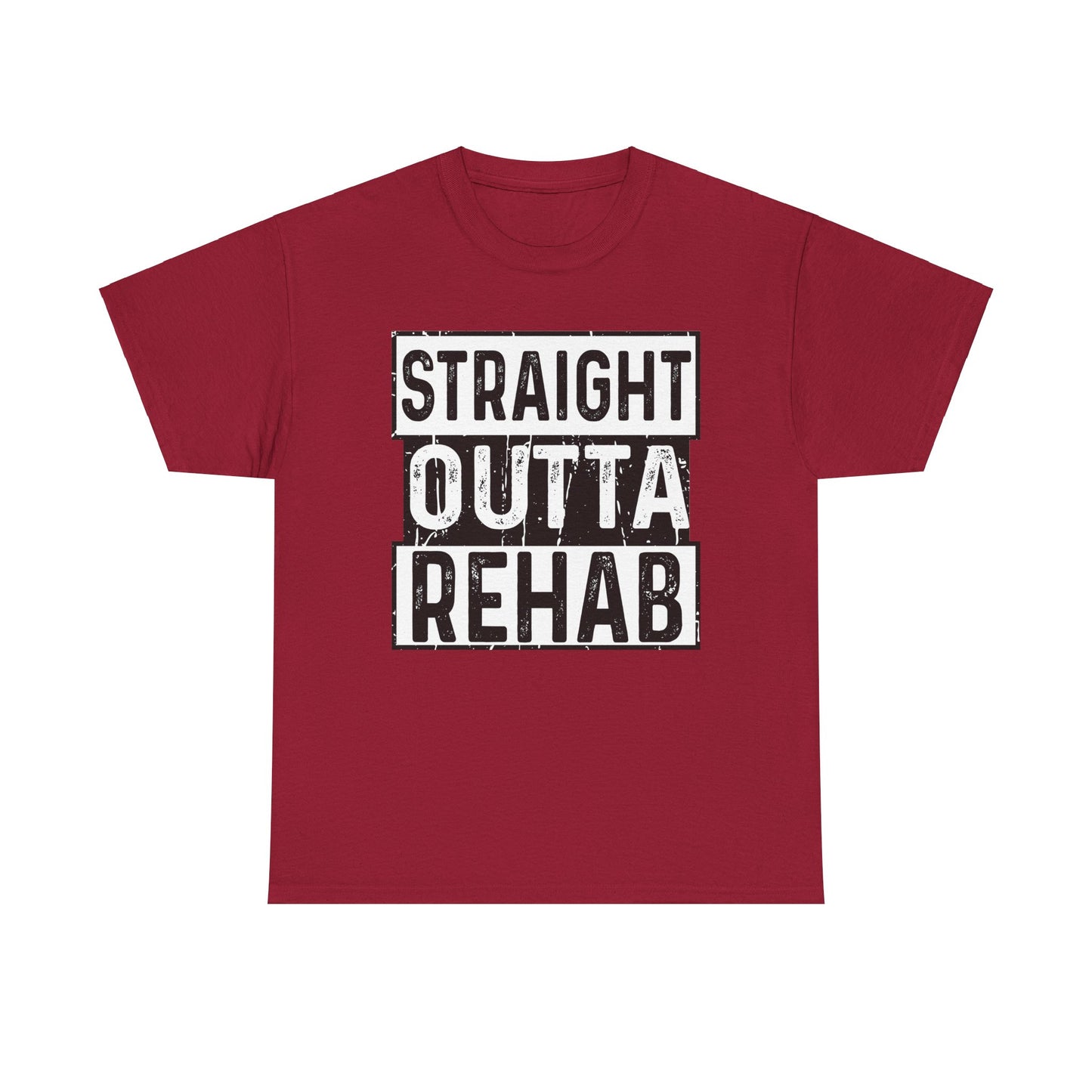 Straight Outta Rehab Tee (for black shirt)